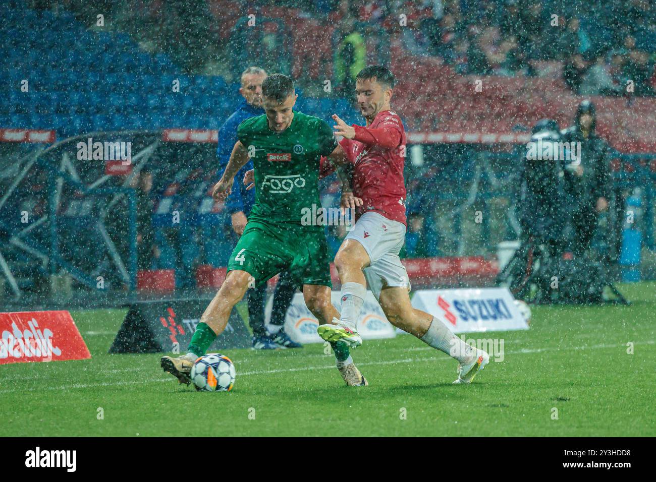 CRACOVIA, POLONIA, 13.09.2024 CALCIO, PRIMA LEGA POLACCA, WISLA CRACOVIA VS WARTA POZNAN, OP: ANGEL RODADO, CREDITI: PIOTR FRONT / ARENA AKCJI Foto Stock