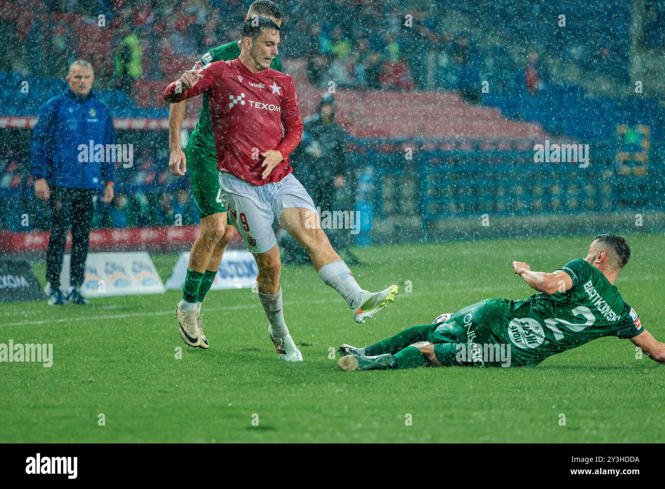 CRACOVIA, POLONIA, 13.09.2024 CALCIO, PRIMA LEGA POLACCA, WISLA CRACOVIA VS WARTA POZNAN, OP: ANGEL RODADO, CREDITI: PIOTR FRONT / ARENA AKCJI Foto Stock