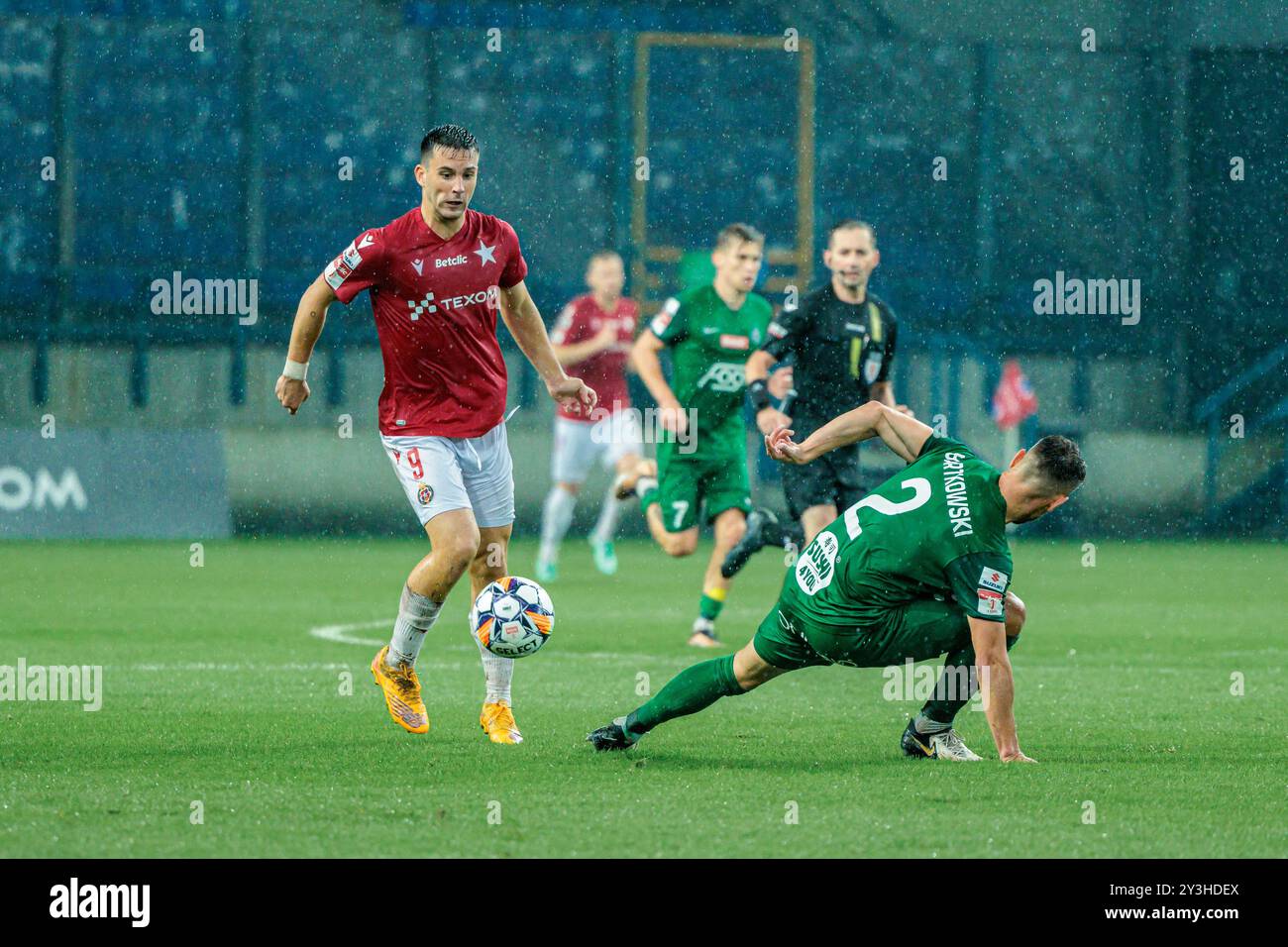 CRACOVIA, POLONIA, 13.09.2024 CALCIO, PRIMA LEGA POLACCA, WISLA CRACOVIA VS WARTA POZNAN, OP: ANGEL RODADO, CREDITI: PIOTR FRONT / ARENA AKCJI Foto Stock