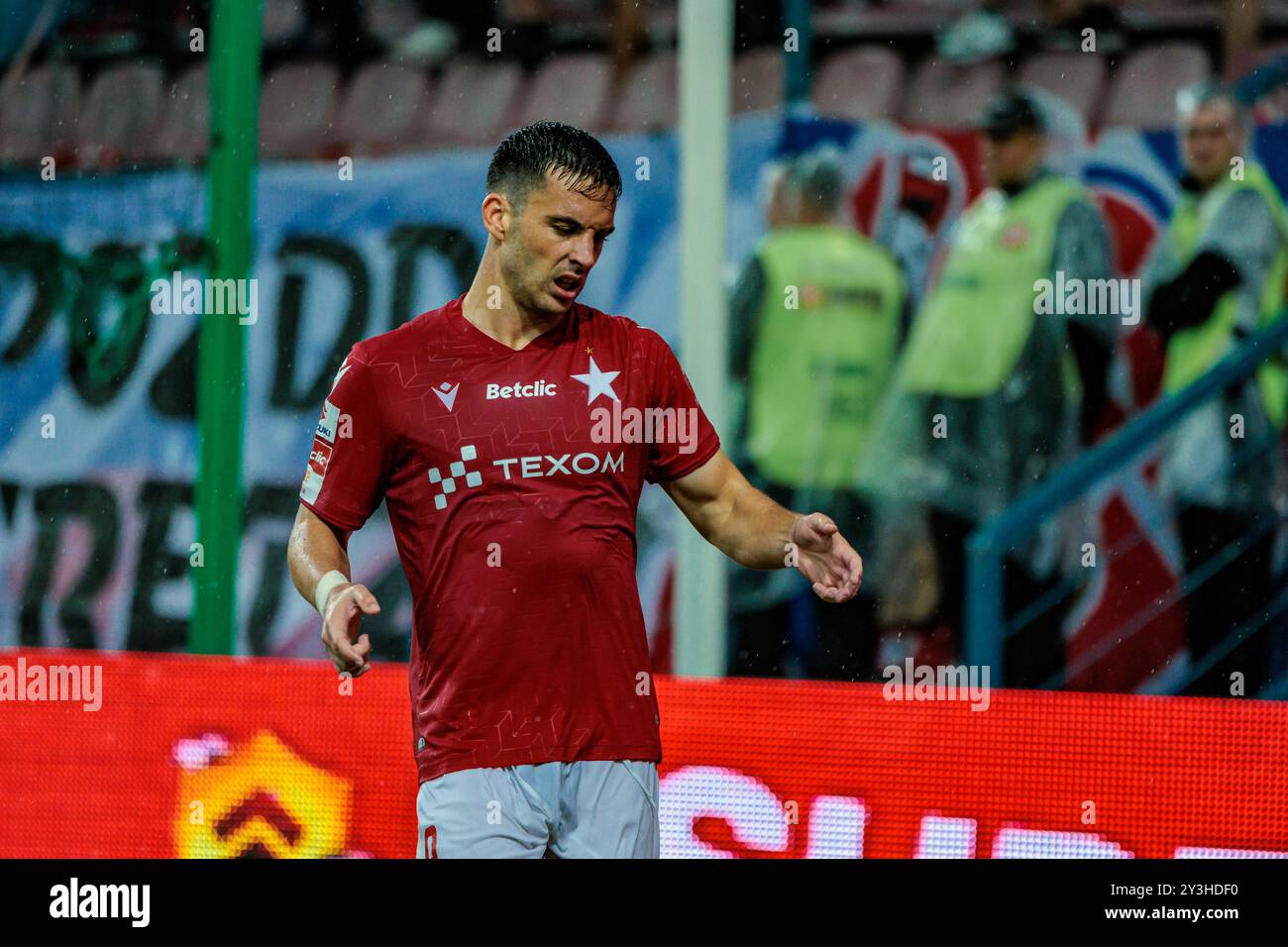 CRACOVIA, POLONIA, 13.09.2024 CALCIO, PRIMA LEGA POLACCA, WISLA CRACOVIA VS WARTA POZNAN, OP: ANGEL RODADO, CREDITI: PIOTR FRONT / ARENA AKCJI Foto Stock