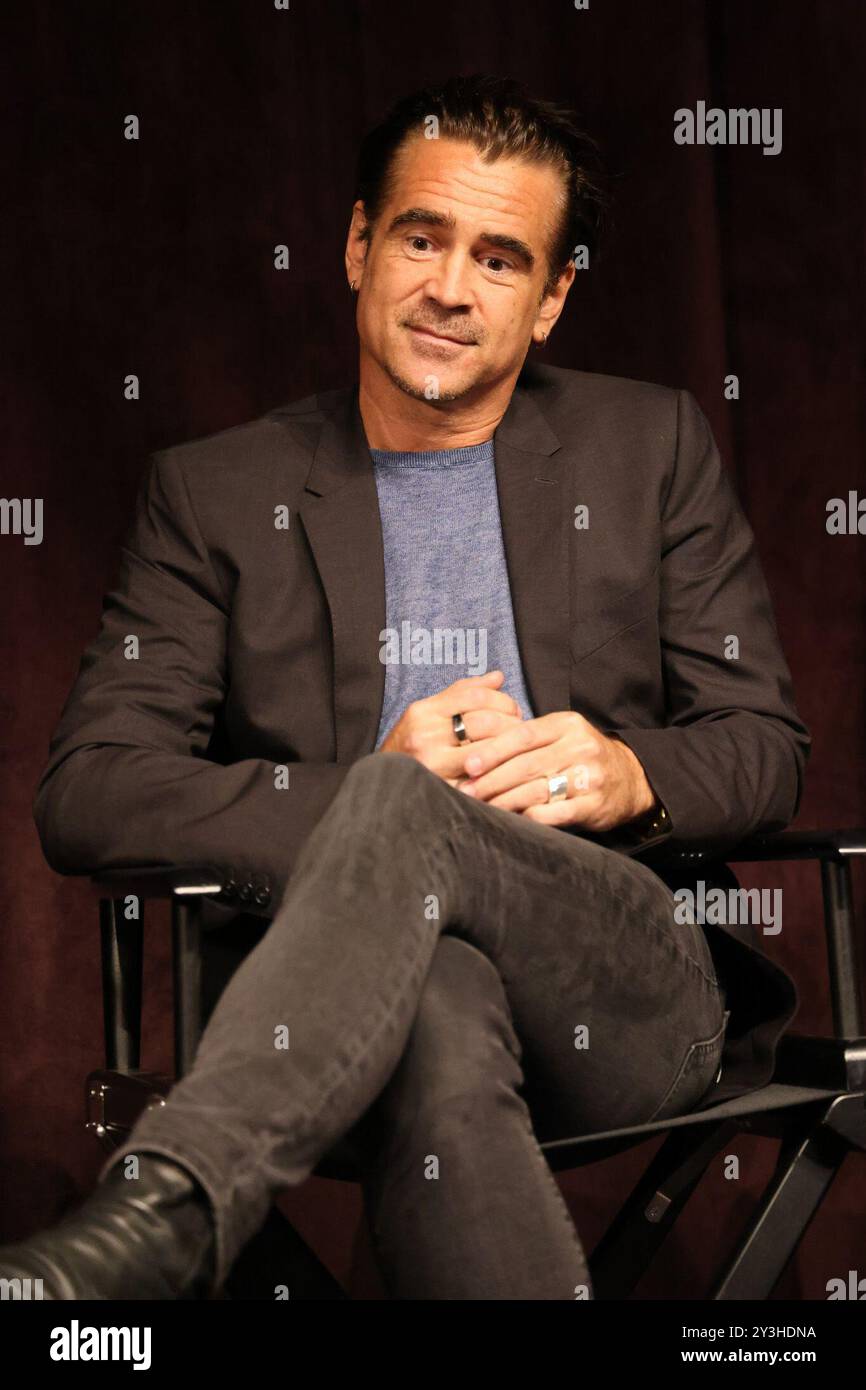 Colin Farrell 09/11/2024 HBO Original "The Penguin" Press Conference tenutasi presso la London West Hollywood a Beverly Hills a West Hollywood, CA foto di Izumi Hasegawa / Hollywood News Wire Inc Foto Stock