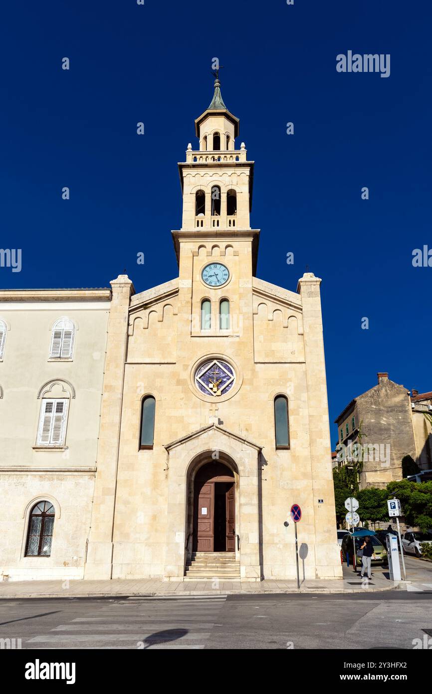 Esterno della Chiesa e del Convento di San Francesco, Spalato, Croazia Foto Stock