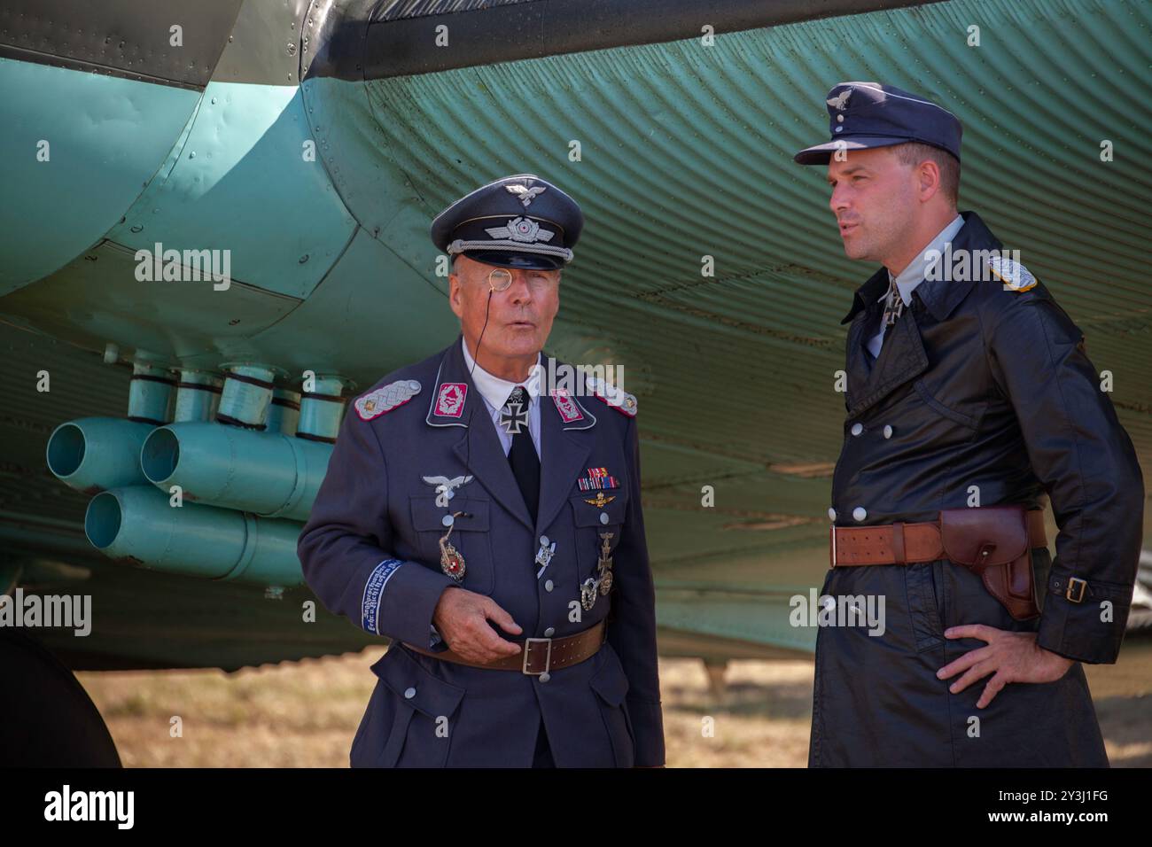 L'Air Legend festival all'aeroporto di Villaroche, ogni secondo fine settimana di settembre. È uno dei più grandi raduni del suo genere in Europa Foto Stock