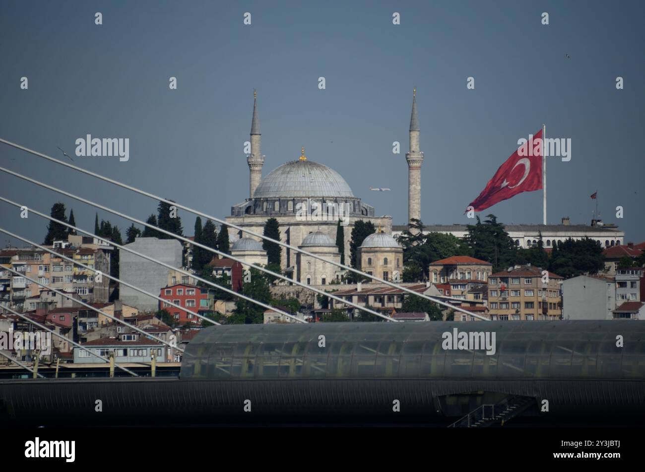 Yavuz Sultan Selim Camii, Fatih, Istanbul, Turchia, Europa-Asia Foto Stock