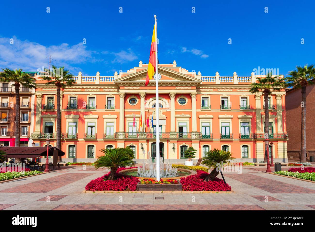 Municipio di Murcia o Ayuntamiento. Murcia è una città della Spagna sudorientale. Foto Stock