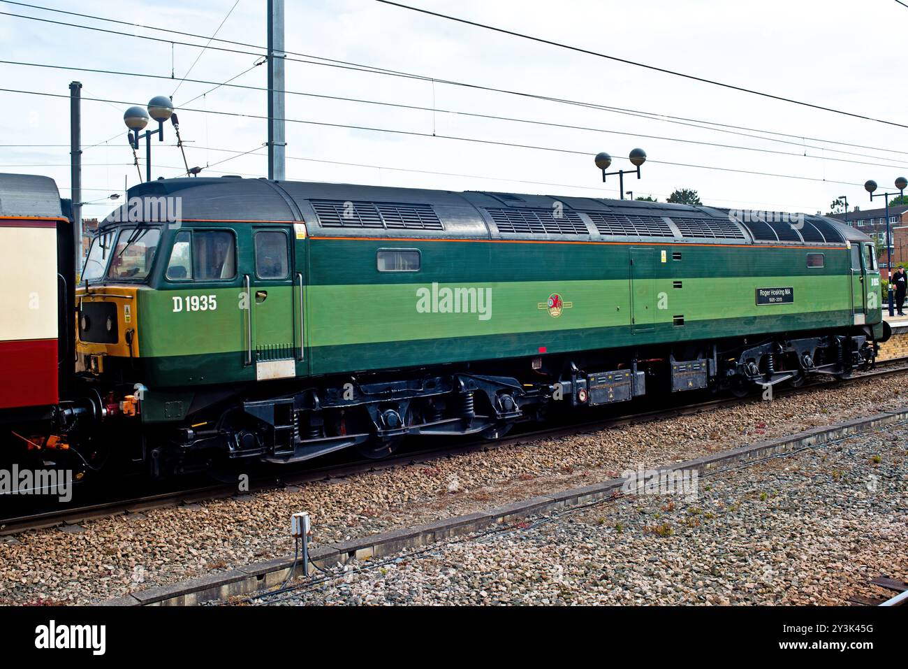 Classe 47 D1935 Roger Hoskings a York, Yorkshire, Inghilterra Foto Stock