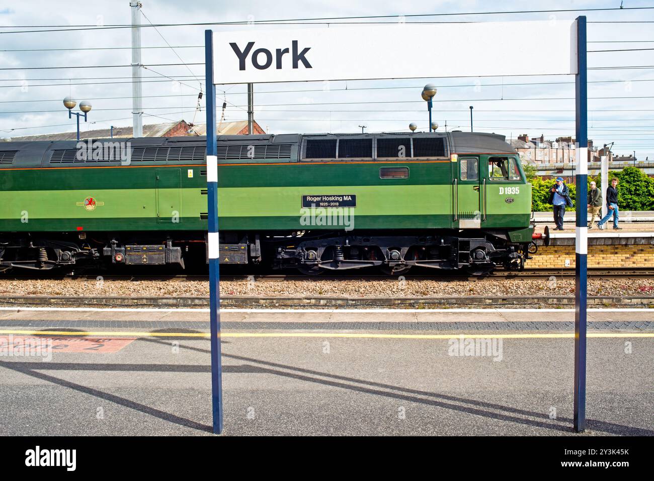 Classe 47 D1935 Roger Hoskings a York, Yorkshire, Inghilterra Foto Stock