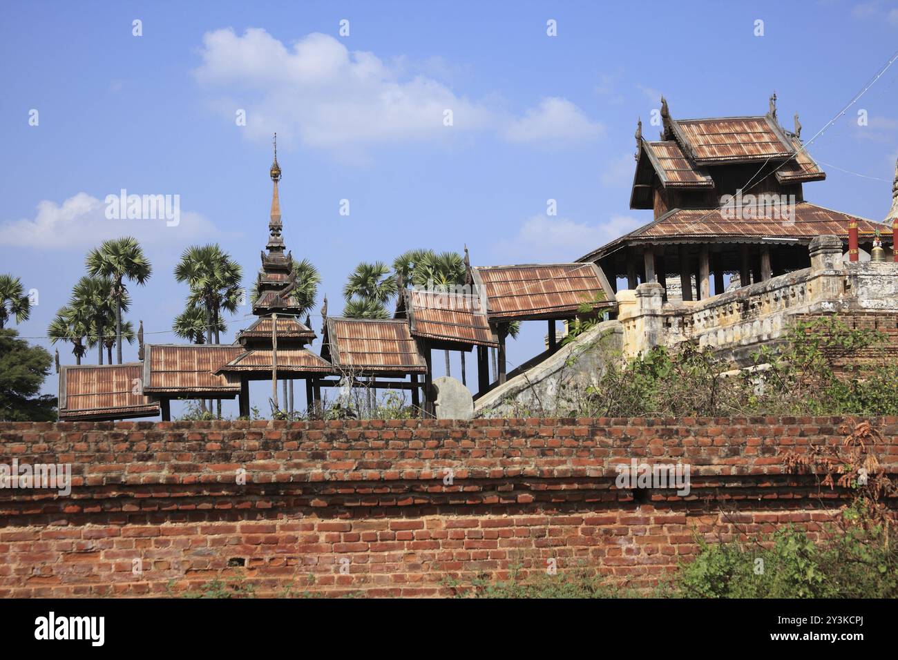 Tempio di Leimyethna, Bagan in Myanmar. Tempio dei quattro volti Foto Stock