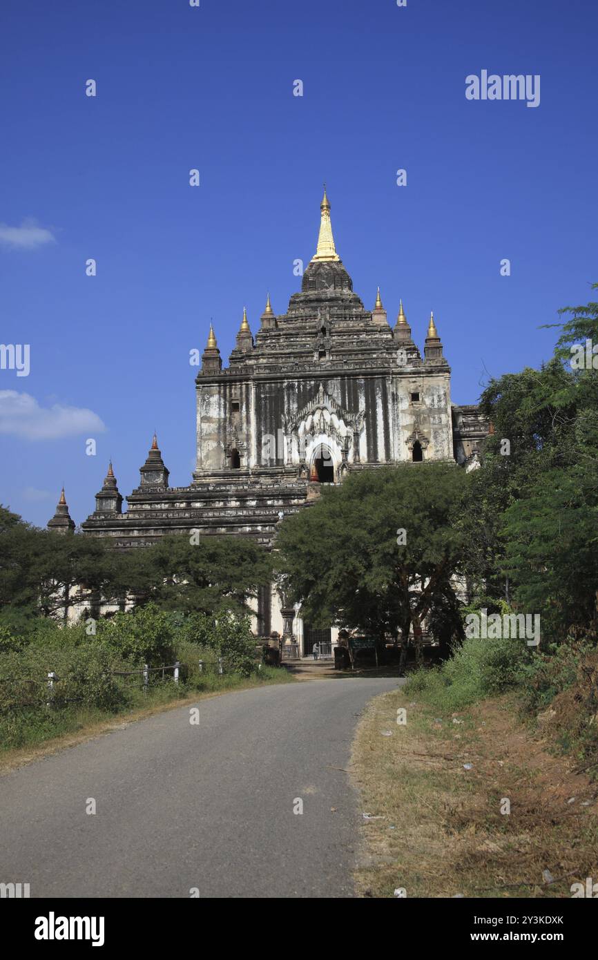 Tempio Thatbyinnyu, Bagan in Myanmar Foto Stock