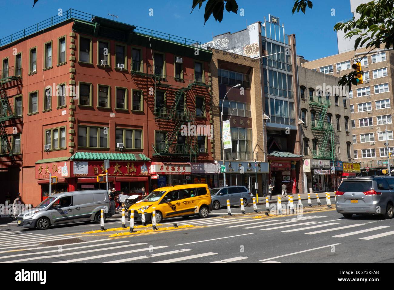 Chinatown è un quartiere etnico e un'attrazione turistica, a Lower Manhattan, 2024, New York City, USA Foto Stock