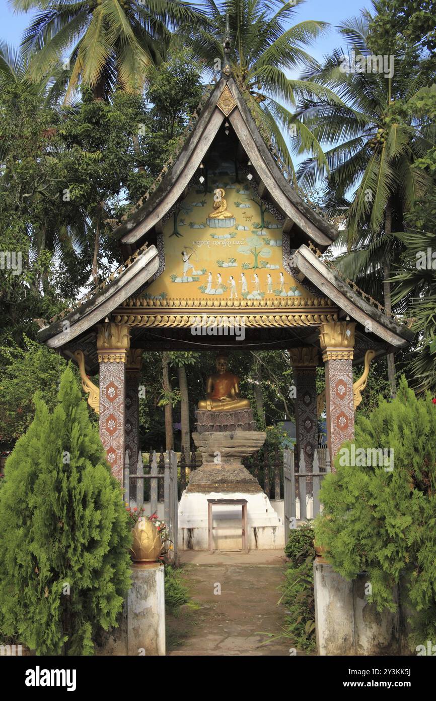 Wat Vatsensoukharam a Luang Prabang, Laos, Asia Foto Stock