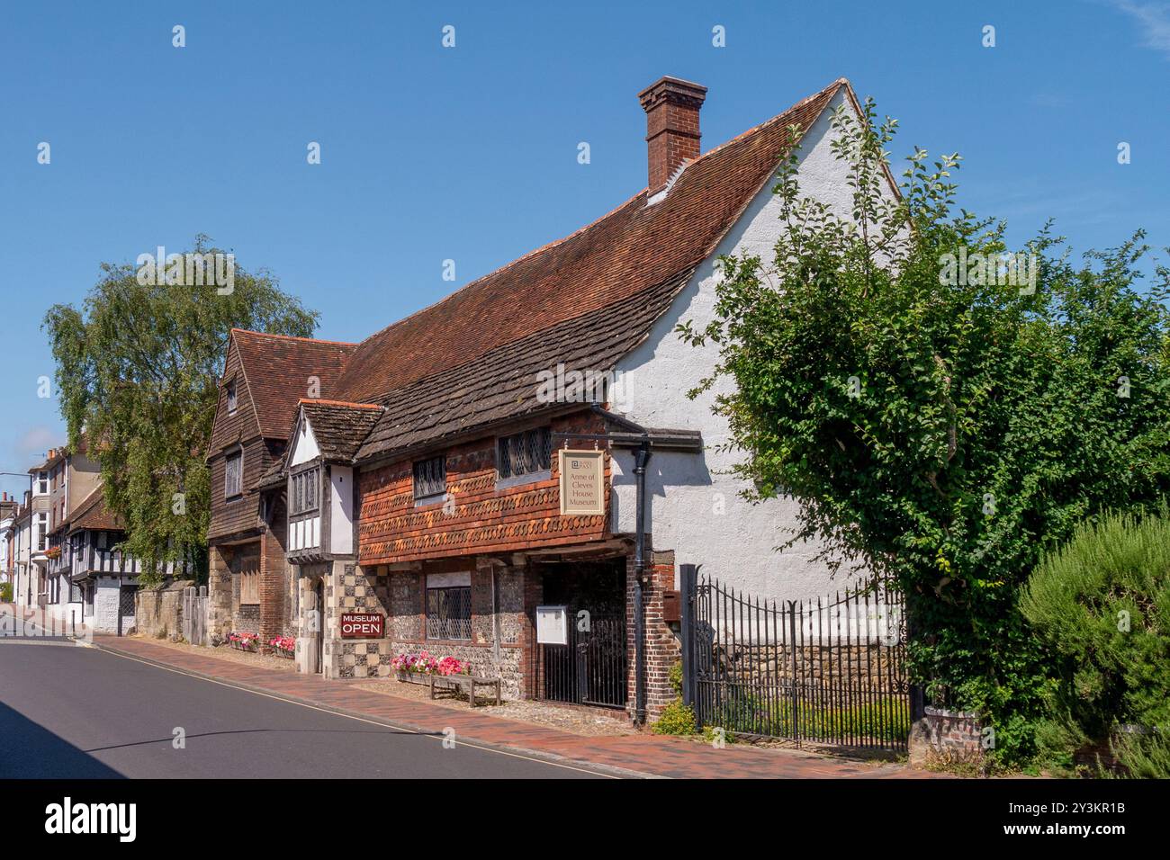 Anne of Cleves House Museum, Lewes, East Sussex, Inghilterra meridionale, Regno Unito. Foto Stock