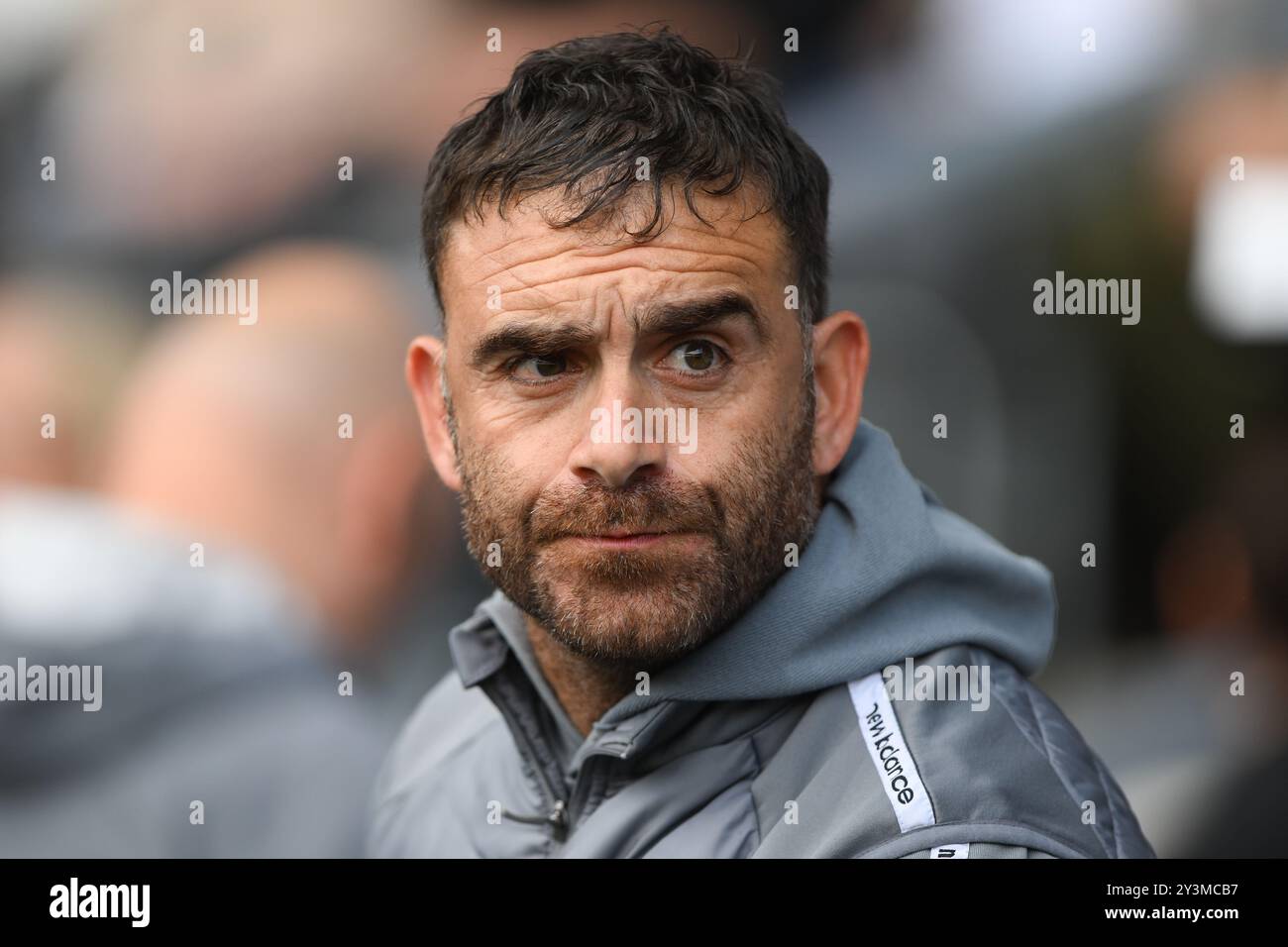 Erol Bulut, manager del Cardiff City durante la partita del Campionato Sky Bet tra Derby County e Cardiff City al Pride Park di Derby, sabato 14 settembre 2024. (Foto: Jon Hobley | mi News) crediti: MI News & Sport /Alamy Live News Foto Stock