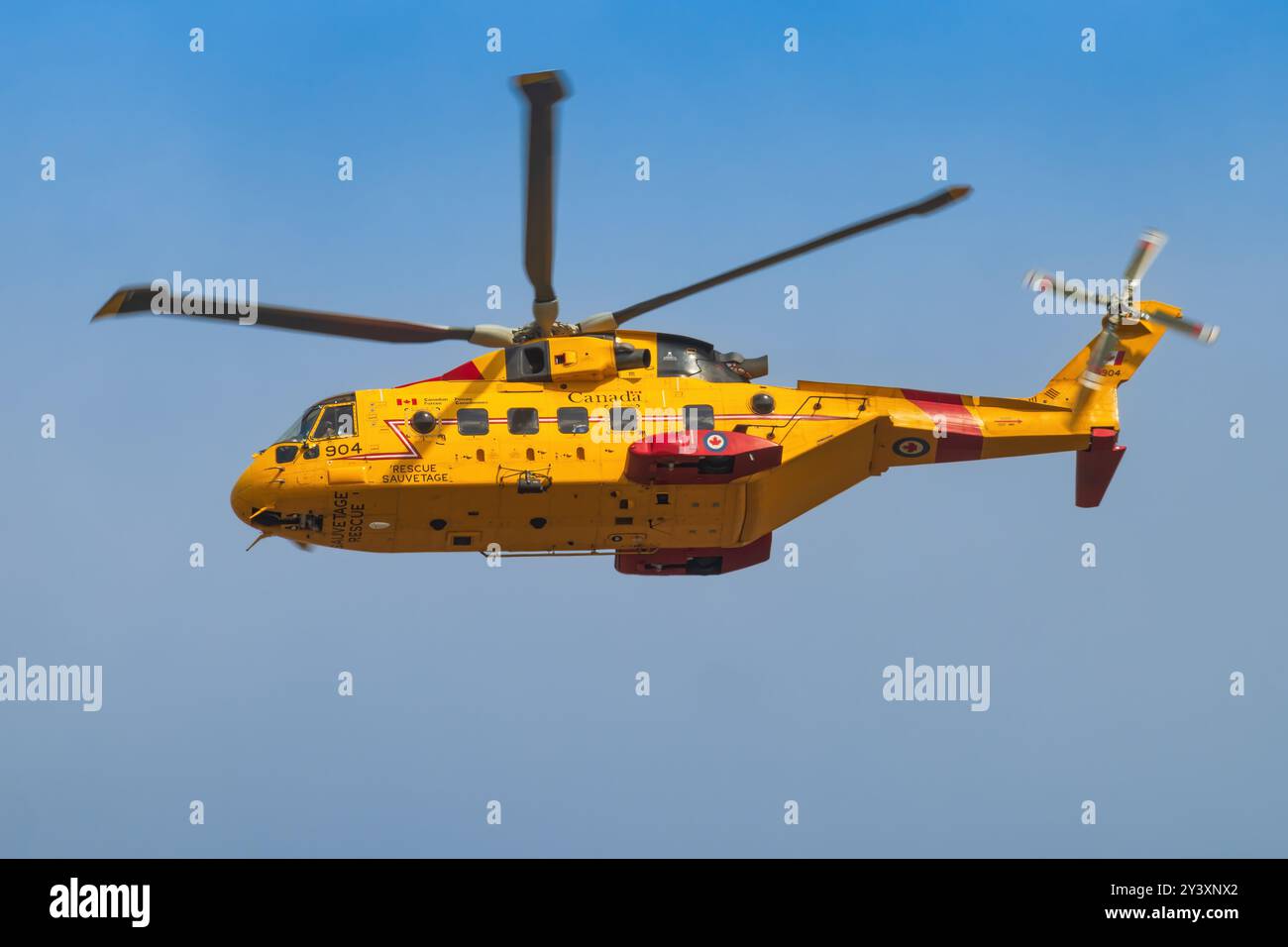 Canada, Abbotsford 12 agosto 2024: Elicottero RCAF CH-149 SAR dall'USAF all'Abbotsford Airshow Foto Stock