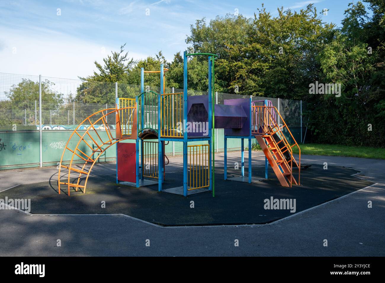 Lees Hill Play area, Kingswood, Bristol, Regno Unito Foto Stock