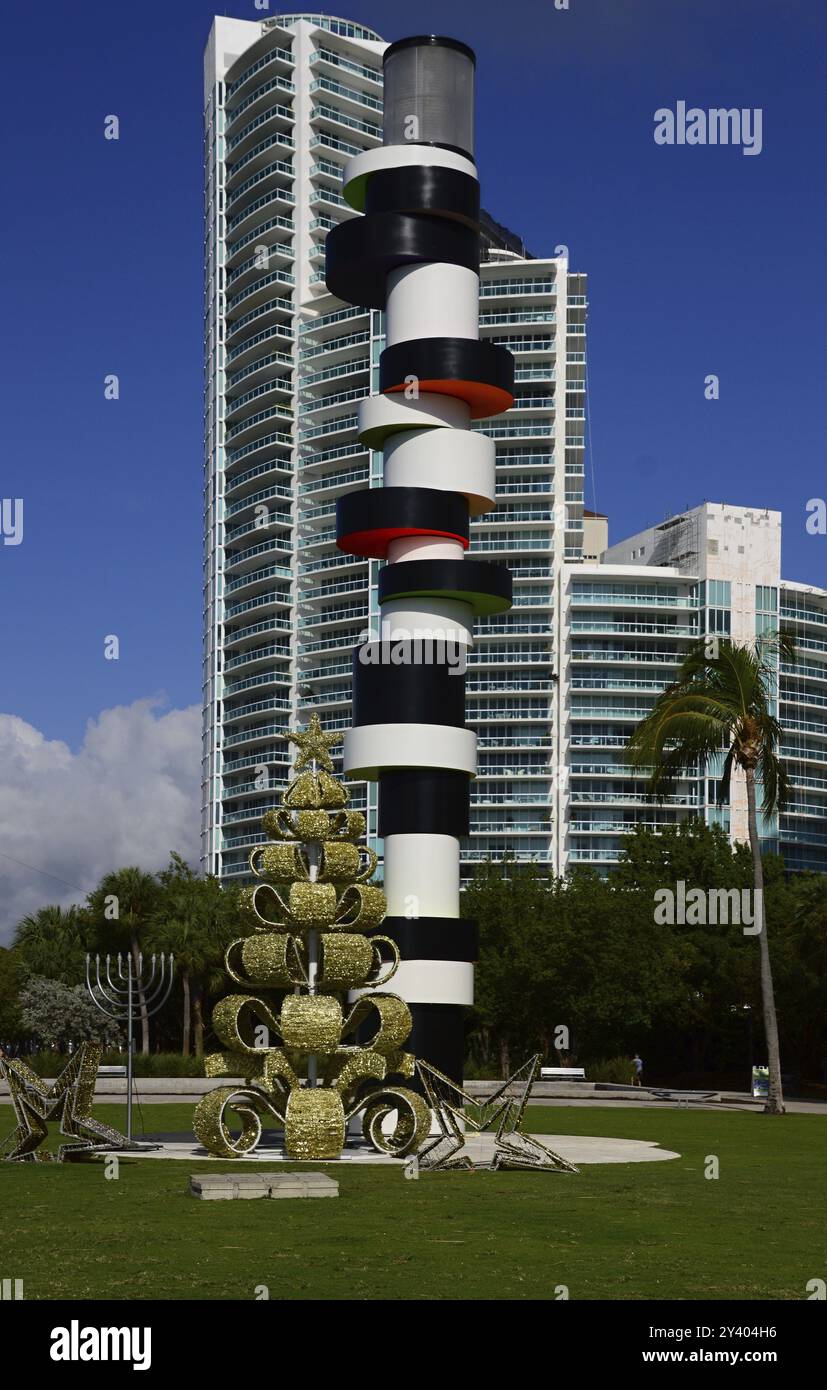 Arte moderna a Miami South Beach, Florida, Stati Uniti. Moderne Kunst a Miami South Beach, Florida, Stati Uniti, Nord America Foto Stock