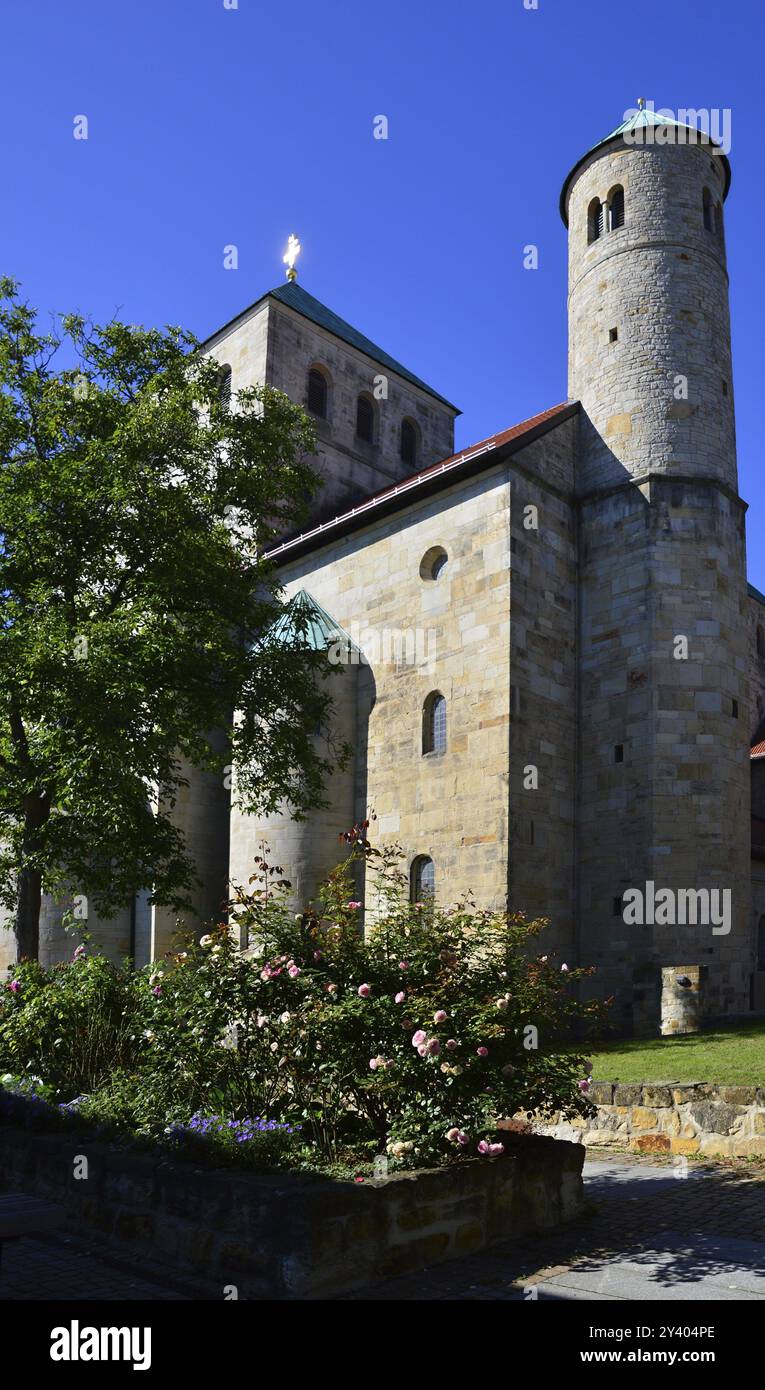 Chiesa storica nella città vecchia di Hildesheim, bassa Sassonia, Germania, Europa Foto Stock