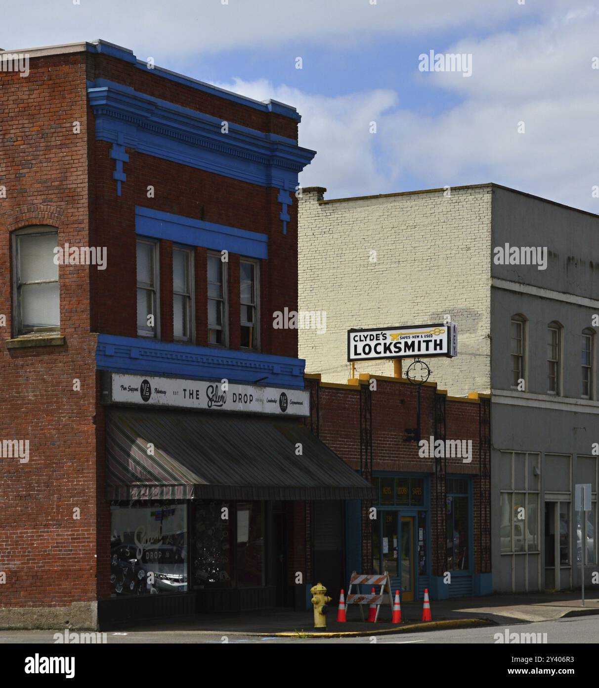 Edificio storico nel centro di Salen, la capitale dell'Oregon, Stati Uniti. Edificio storico nel centro di Salem, la capitale dell'Oregon, Stati Uniti, nord Foto Stock