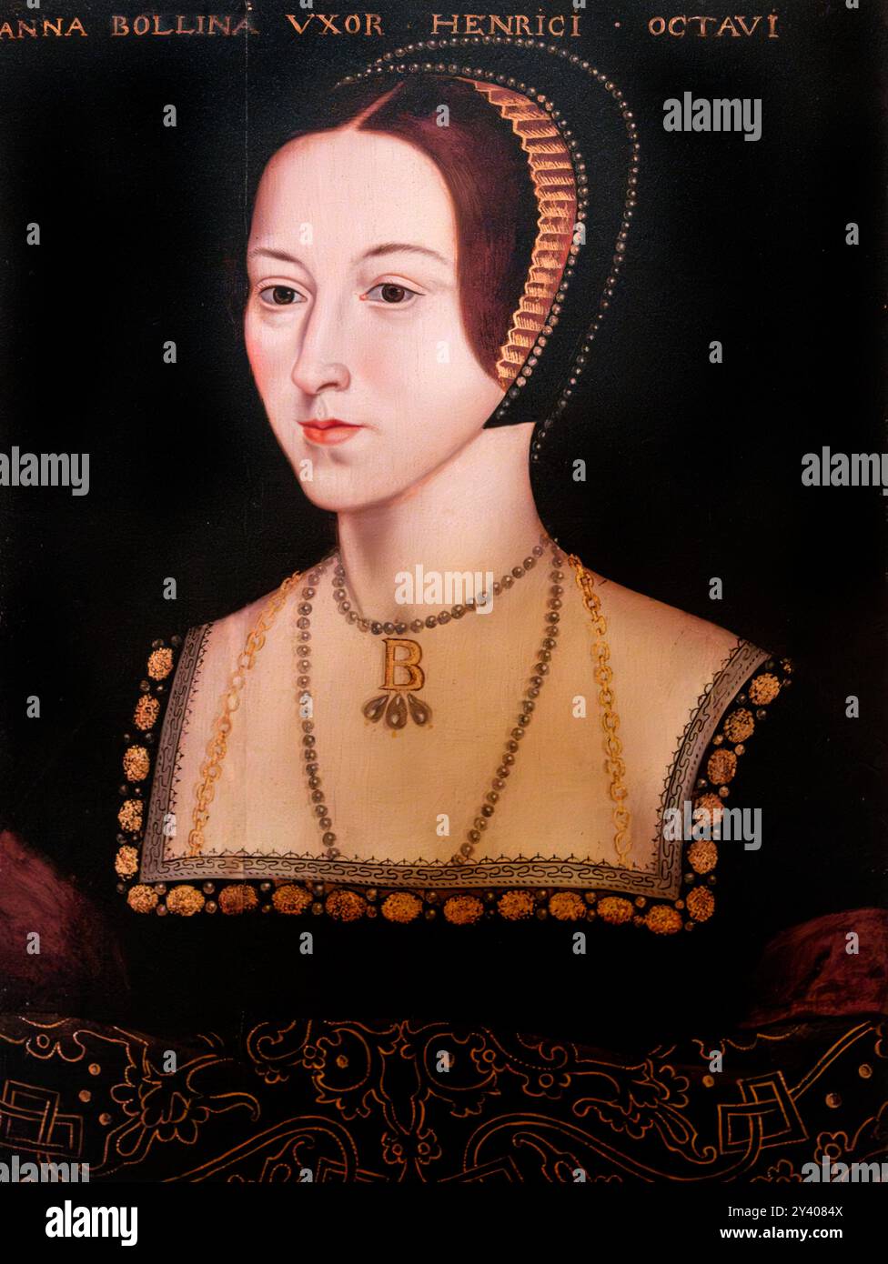 Anna Bolena (1501-1536), seconda moglie di Enrico VIII d'Inghilterra, Foto Stock