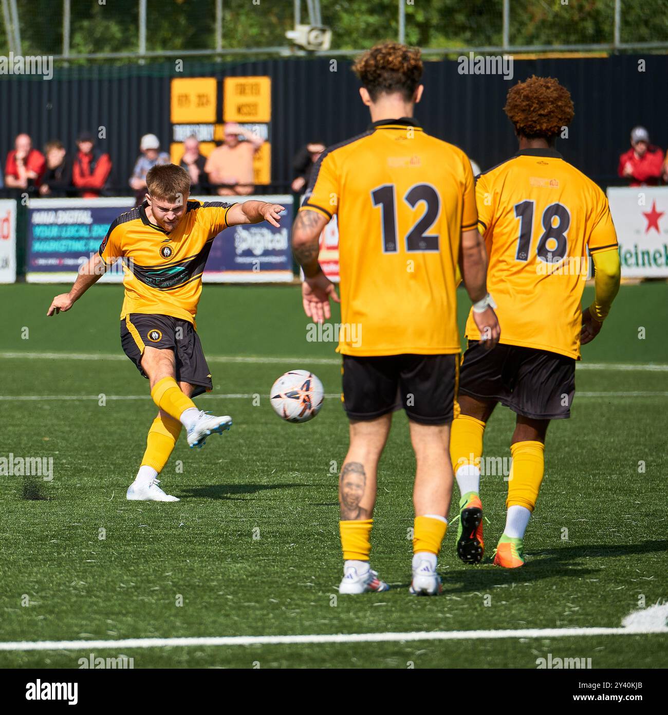 Rushall Olympic contro Sheffield FC fa Cup (secondo pareggio di qualificazione) Foto Stock