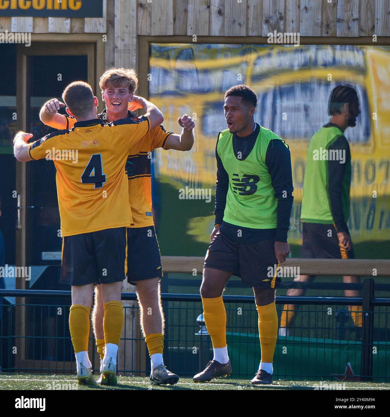 Rushall Olympic contro Sheffield FC fa Cup (secondo pareggio di qualificazione) Foto Stock