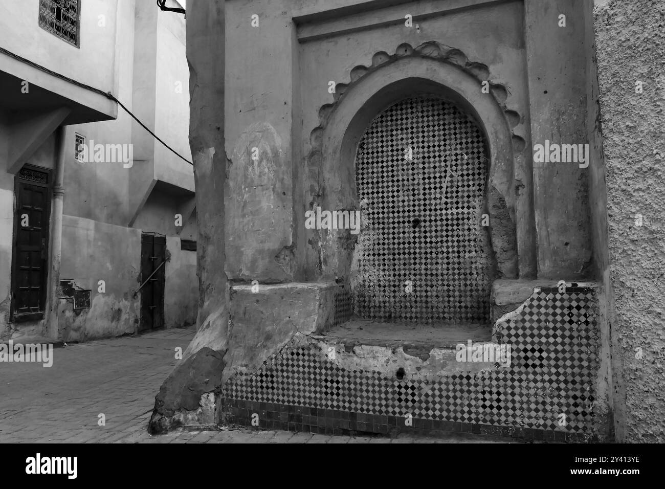 Meknes, città imperiale del Marocco Foto Stock