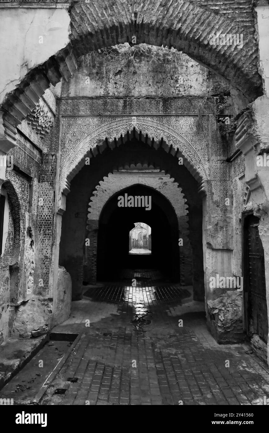 Meknes, città imperiale del Marocco Foto Stock