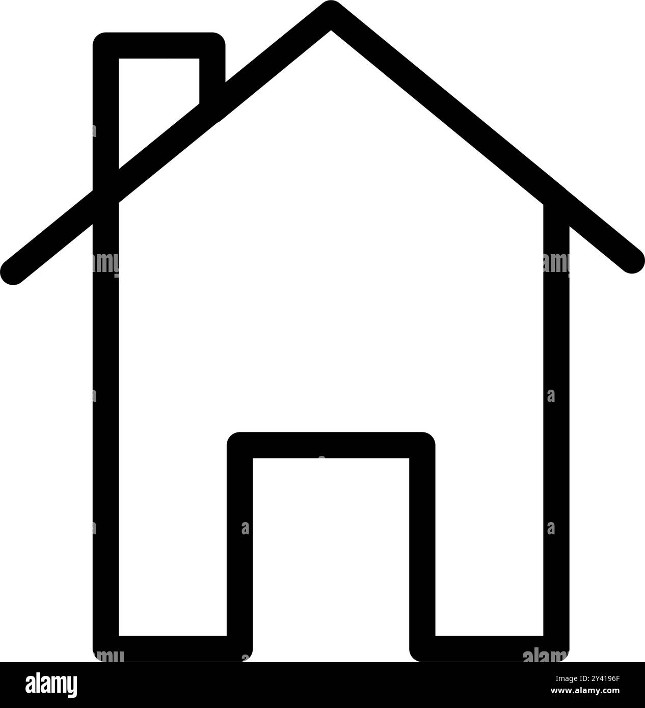 home, house, home page - icona vettoriale Illustrazione Vettoriale