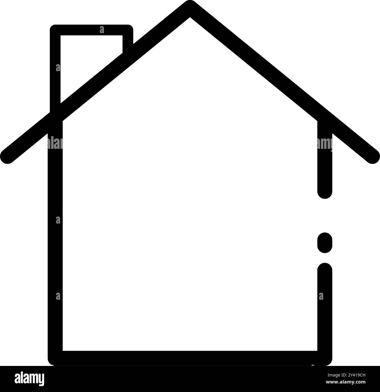 home, house, home page - icona vettoriale Illustrazione Vettoriale