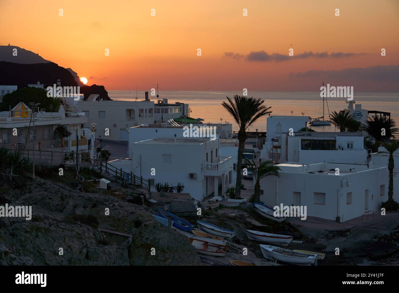 Alba, la Isleta del Moro Foto Stock