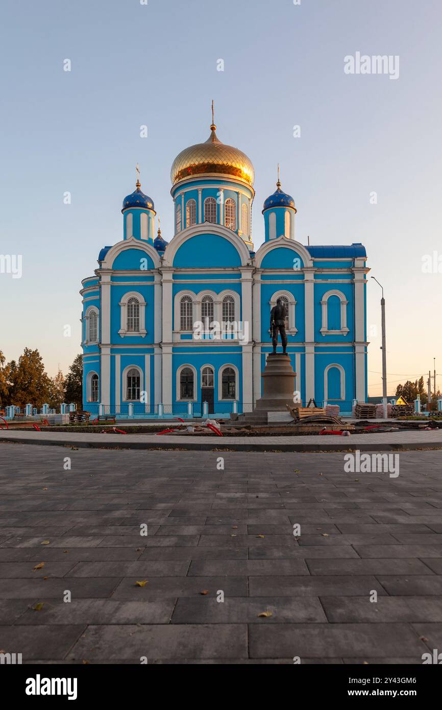 Zadonsky Nativity-Monastero Bogoroditsky nella città di Zadonsk, Russia. Foto Stock