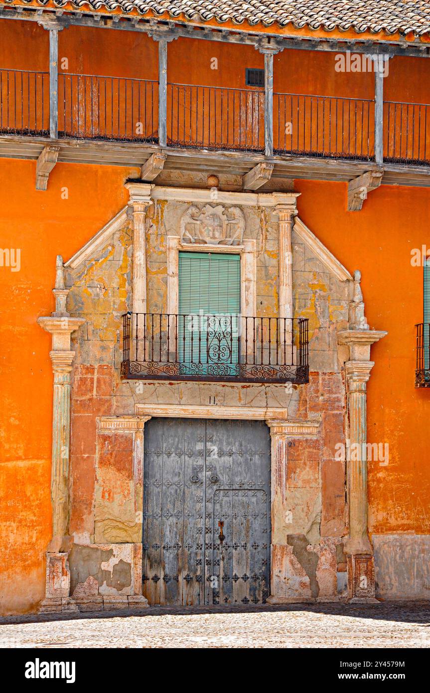 La casa del conte di Cabezuelas, del XVII secolo, a campo de Criptana Foto Stock