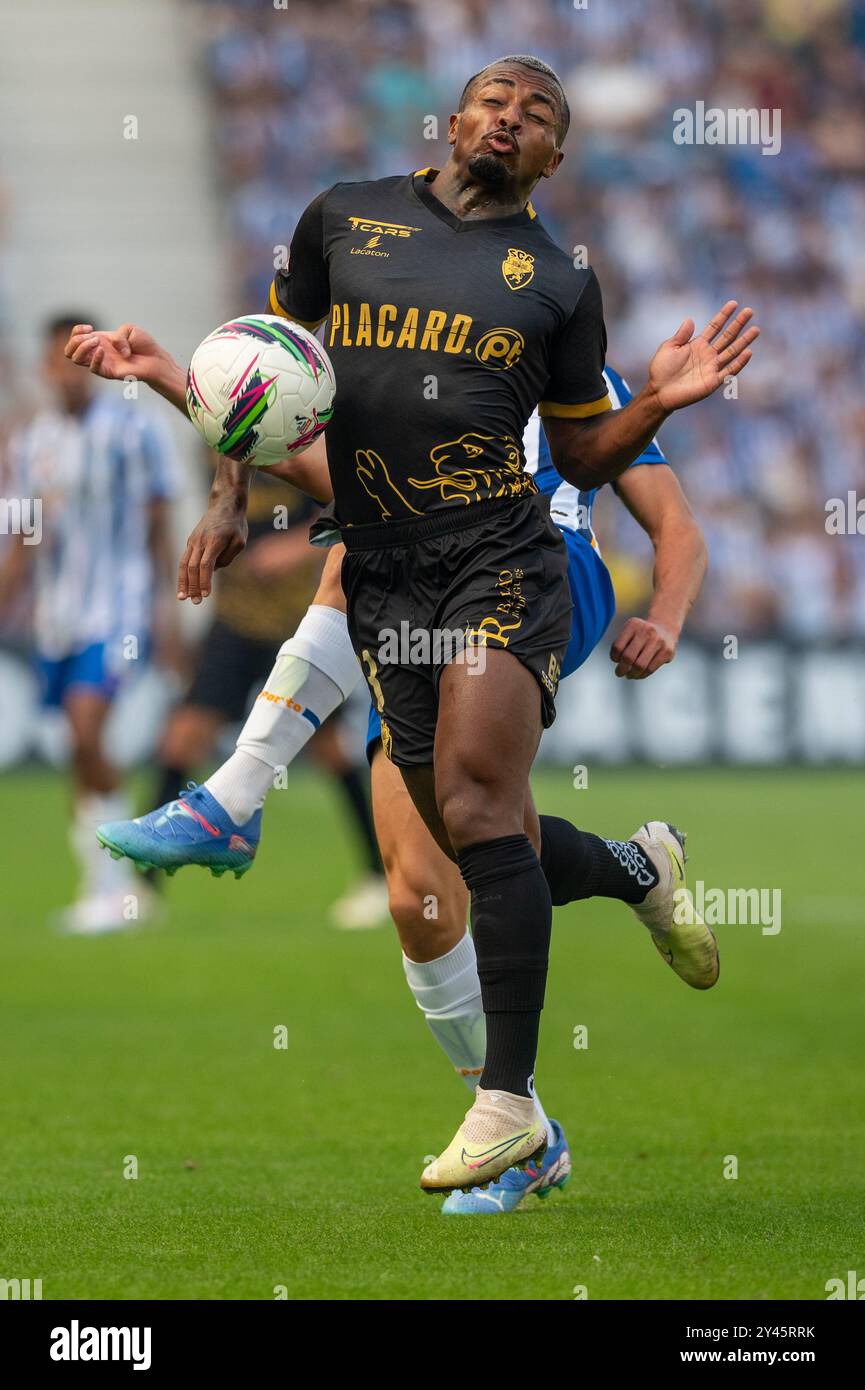 Azione pastore durante la partita tra FC Porto e SC Farense a Estádio do Dragão, Porto Foto Stock