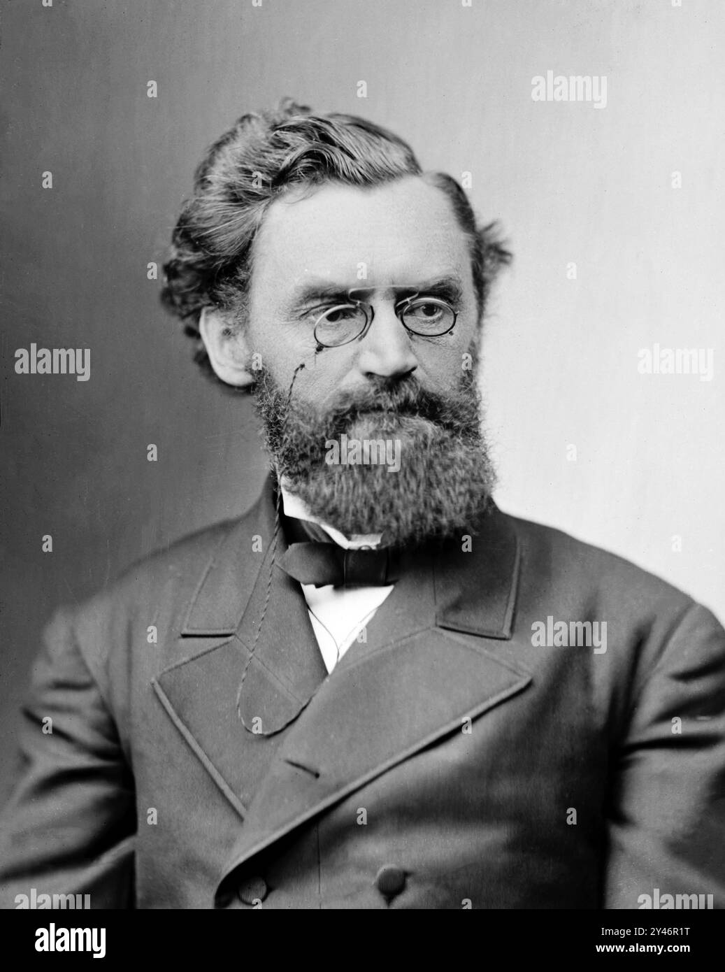 Carl Schurz. Ritratto del rivoluzionario tedesco e statista americano, Carl Schurz (1829-1906), c. 1870-80 Foto Stock