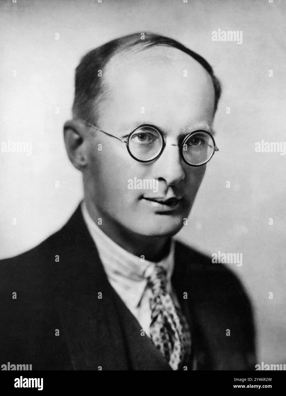 Bronisław Malinowski. Ritratto dell'antropologo ed etnologo polacco-britannico, Bronisław Kasper Malinowski (1884-1942) Foto Stock