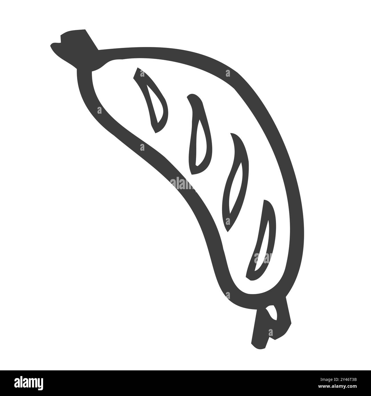 Illustrazione di salsiccia di barbecue disegnata a mano in vettore. Doodle barbecue salsiccia icona in vettore. Illustrazione di salsiccia arrosto disegnata a mano in vettore. Illustrazione Vettoriale