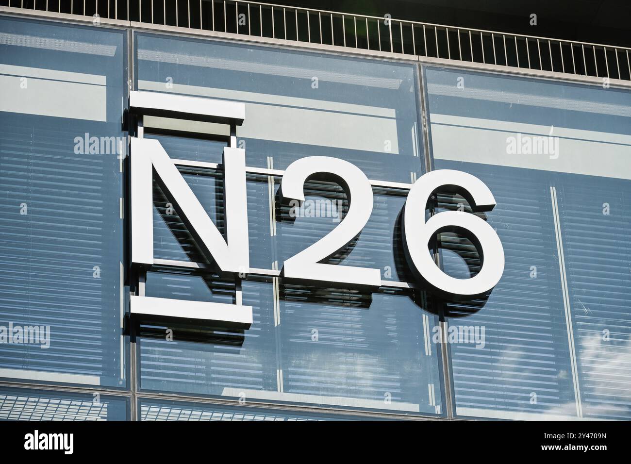 Digitalbank N26, Büro- und Geschäftshauskomplex VoltAir, Alexanderstraße, Mitte, Berlino, Deutschland Foto Stock