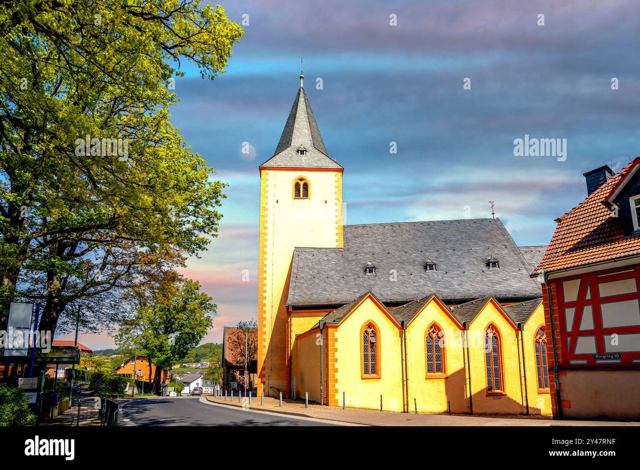 Città vecchia di Bad Orb, Germania Foto Stock