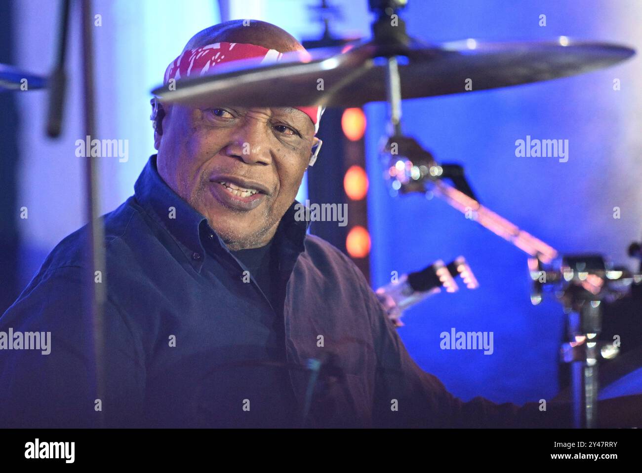 Croazia, Spalato, 160924. Billy Cobham tenne un concerto al Peristil come parte del Peristil Vibrez festival. Foto: Tom Dubravec / CROPIX Split CROAZIA Copyright: XxTomxDubravecx cobham10-160924 Foto Stock