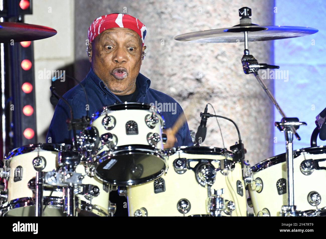 Croazia, Spalato, 160924. Billy Cobham tenne un concerto al Peristil come parte del Peristil Vibrez festival. Foto: Tom Dubravec / CROPIX Split CROAZIA Copyright: XxTomxDubravecx cobham koncert4-160924 Foto Stock