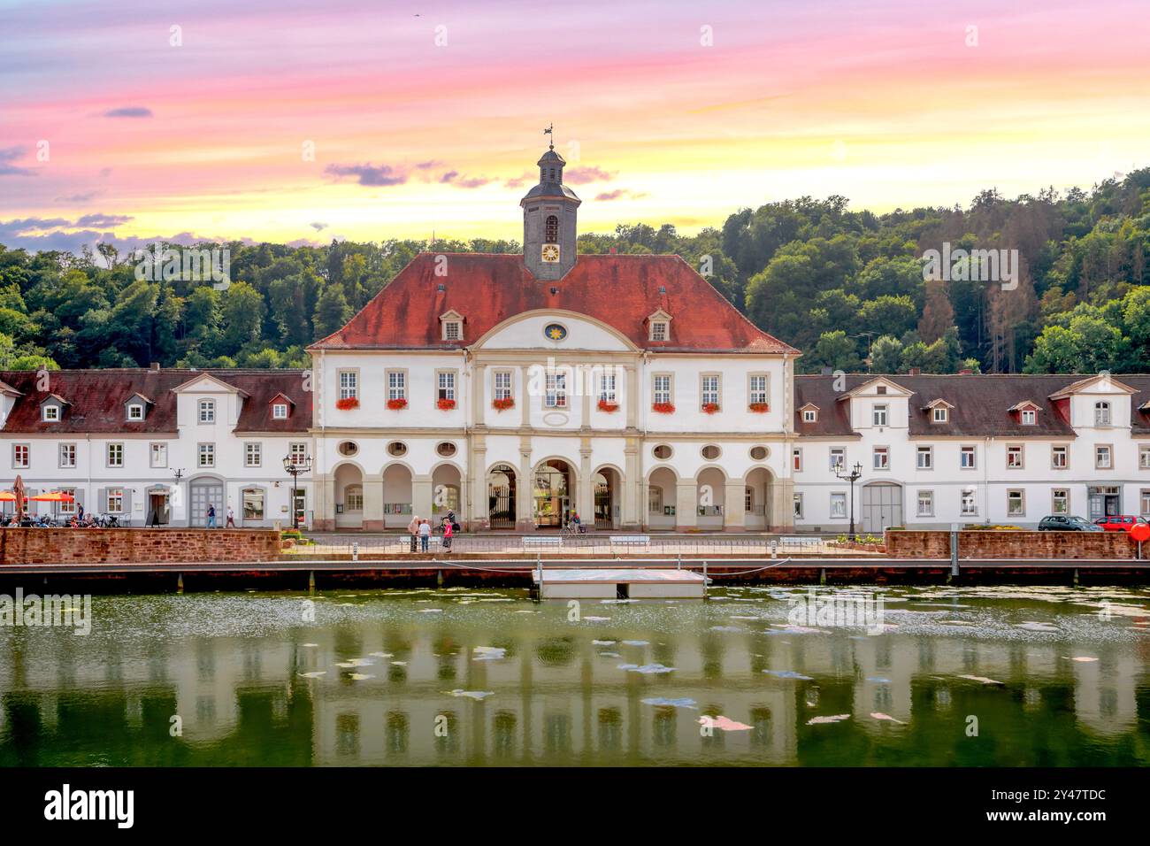 Città vecchia di Bad Karlshafen, Germania Foto Stock