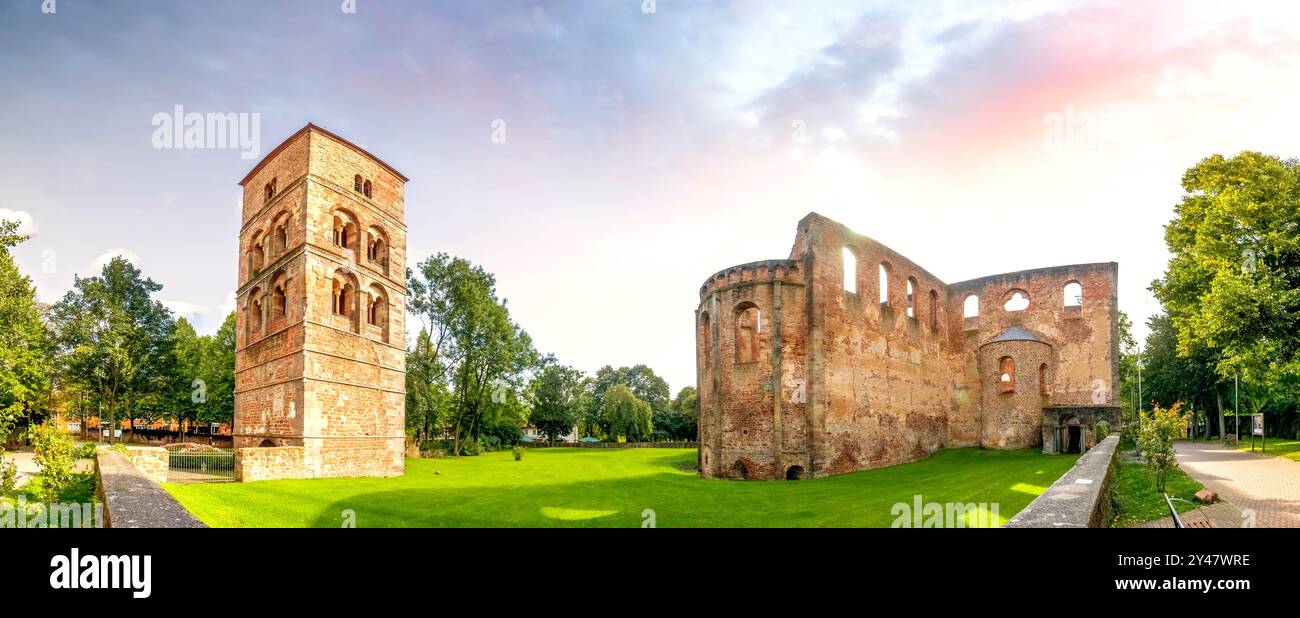 Città vecchia di Bad Hersfeld, Germania Foto Stock