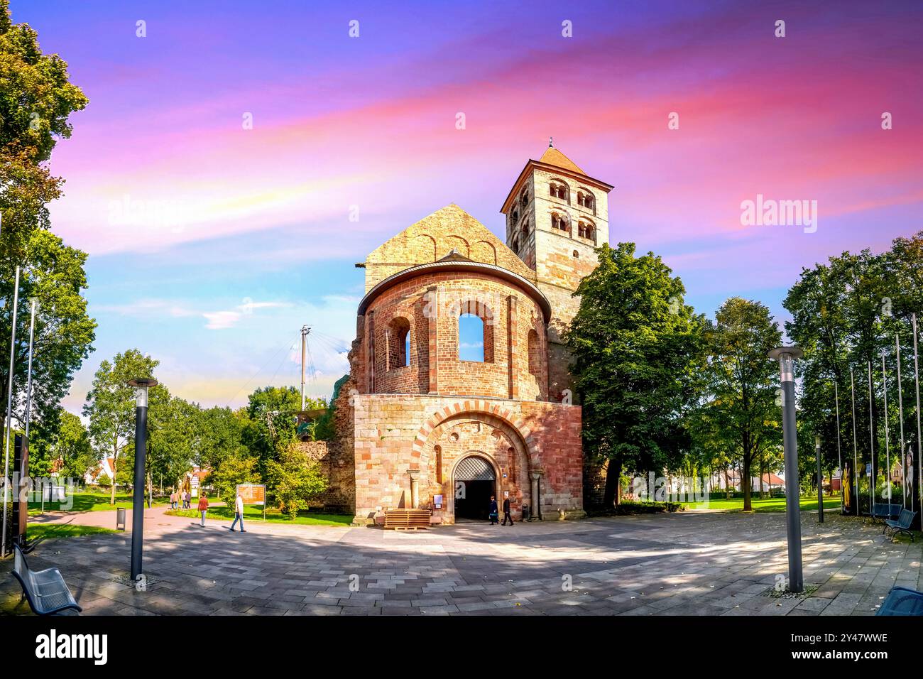 Città vecchia di Bad Hersfeld, Germania Foto Stock