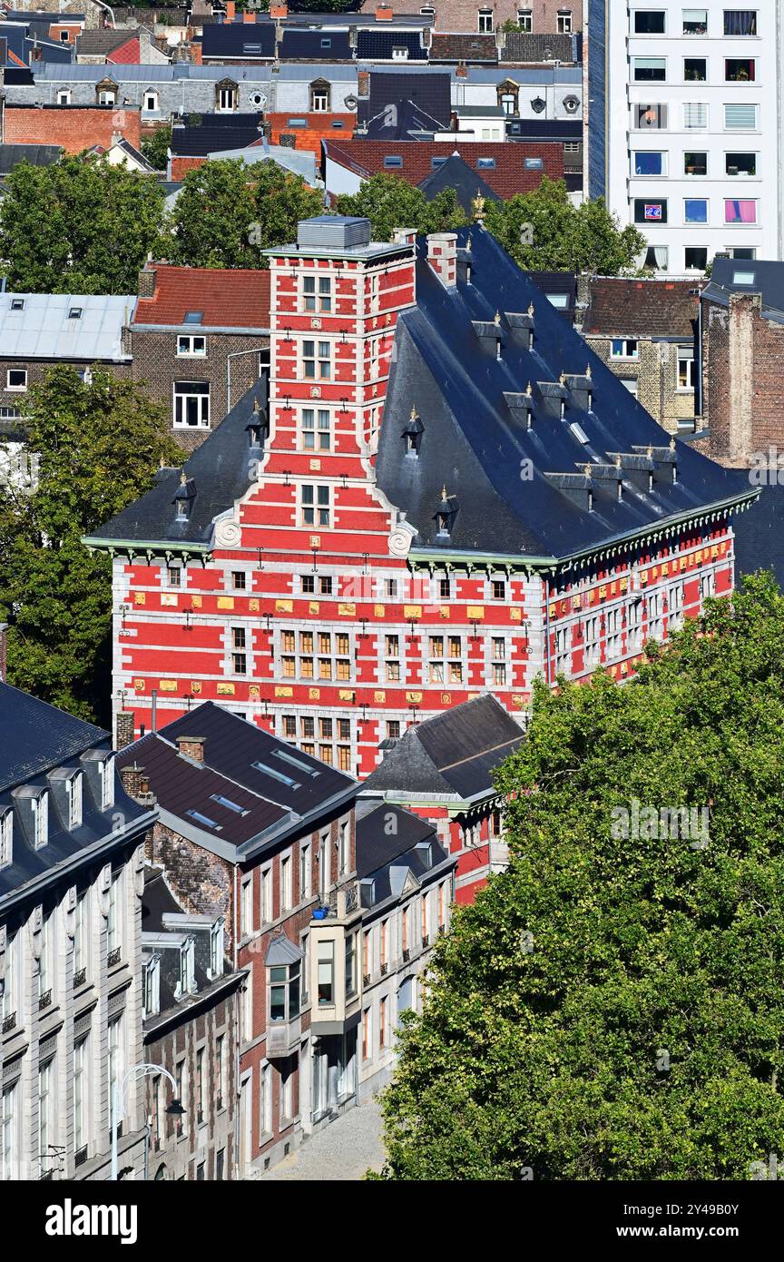 BELGIO. VALLONIA. LIEGI. IL GRAND CURTIUS USEUM OSPITA VARIE COLLEZIONI DI ARMI, VETRO, ARCHEOLOGIA E MANUFATTI RELIGIOSI. Foto Stock