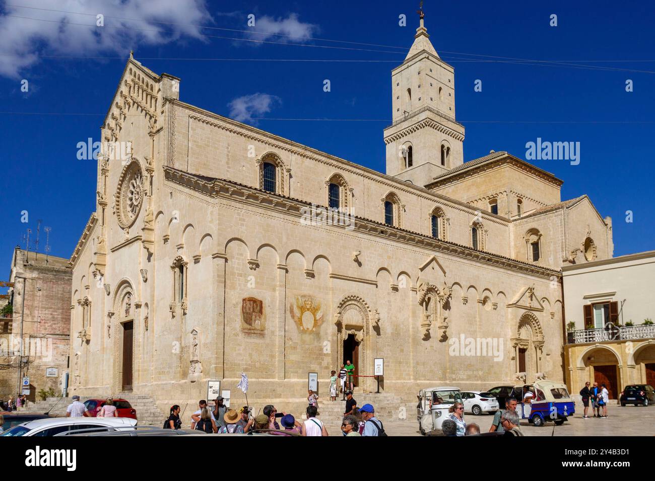 Cattedrale cattolica di Matera a Matera, Italia, Europa Foto Stock