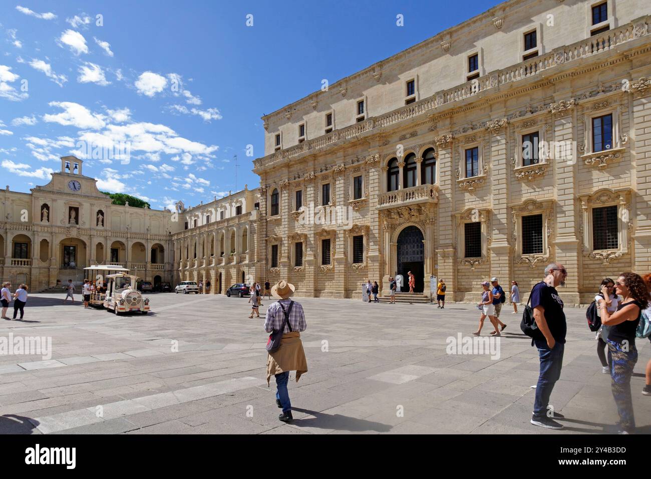 Piazza del Duomo, Lecce, Italia, Europa Foto Stock