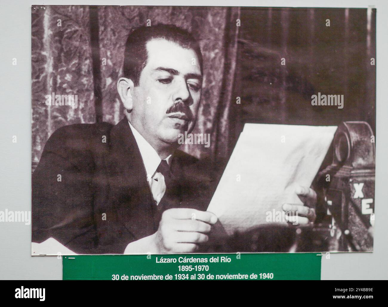 Lazaro Cardenas del Rio 1895-1970, è stato un politico messicano, presidente del Messico dal 1934 al 1940. Foto Stock