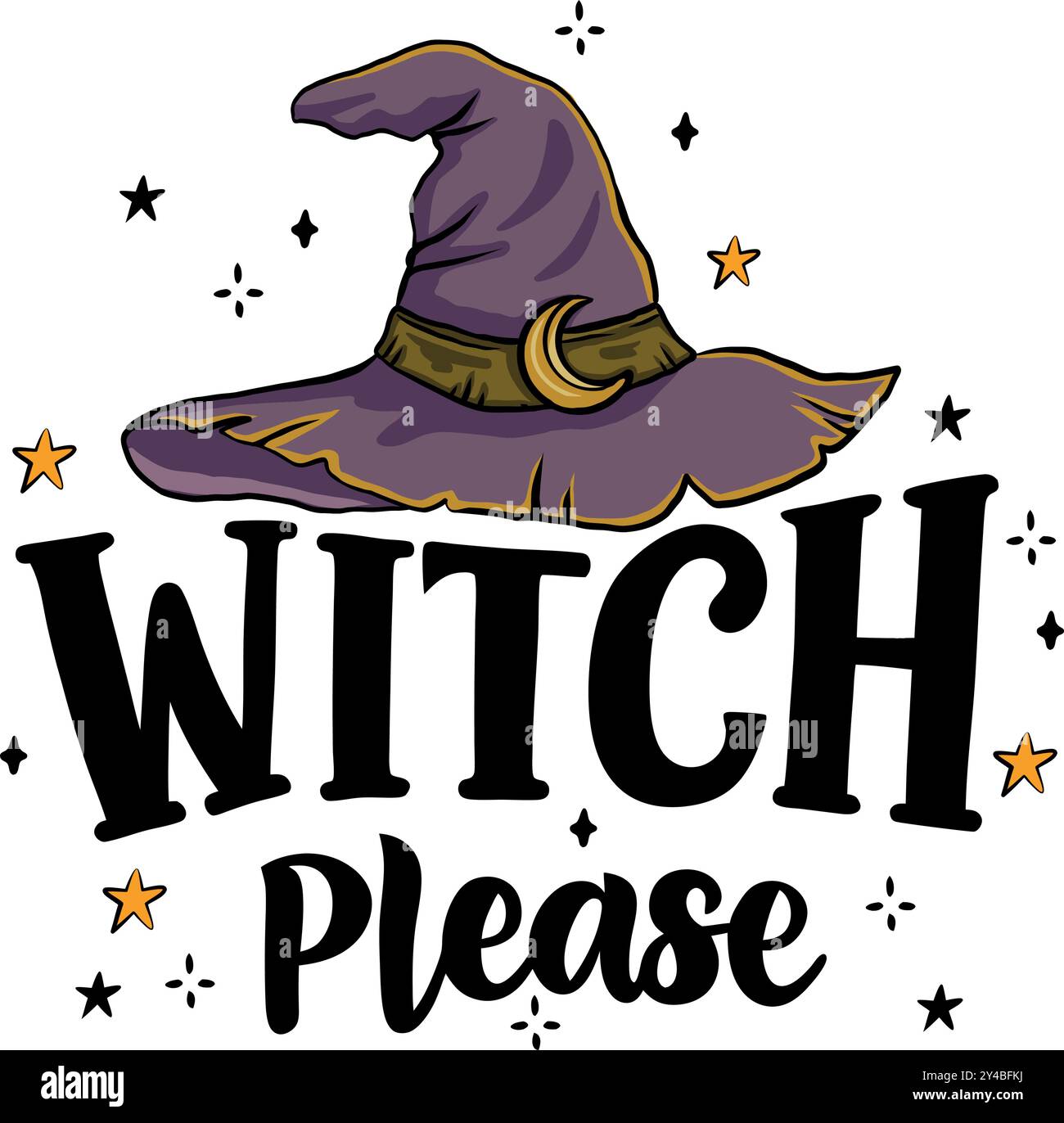 t-shirt halloween witch brew con spaventosa zucca halloween su sfondo nero, illustrazione vintage Illustrazione Vettoriale