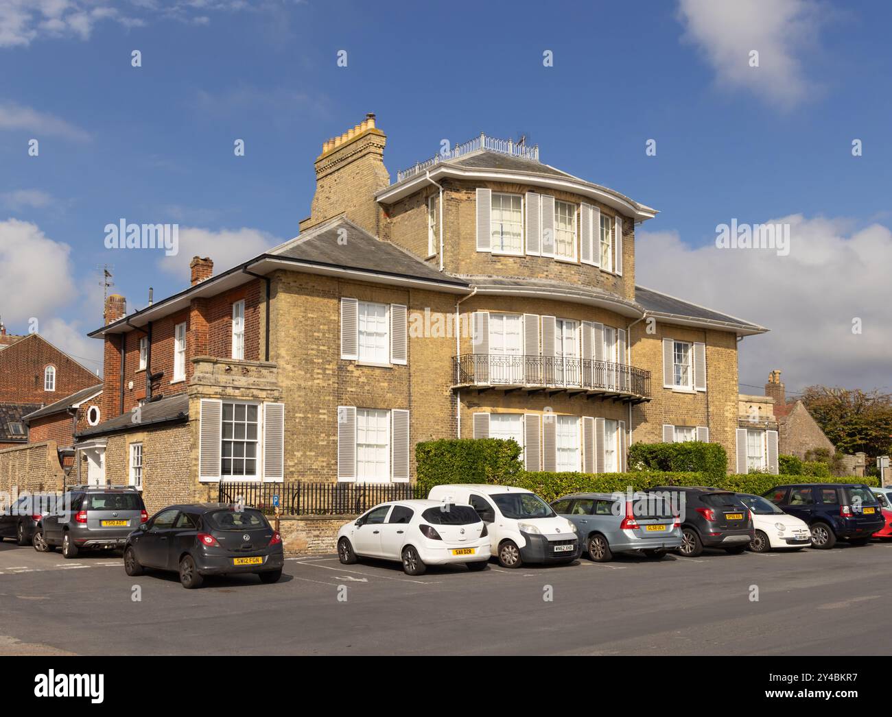 Regency House, South Green Southwold, Suffolk. Edificio classificato di grado 2 Foto Stock