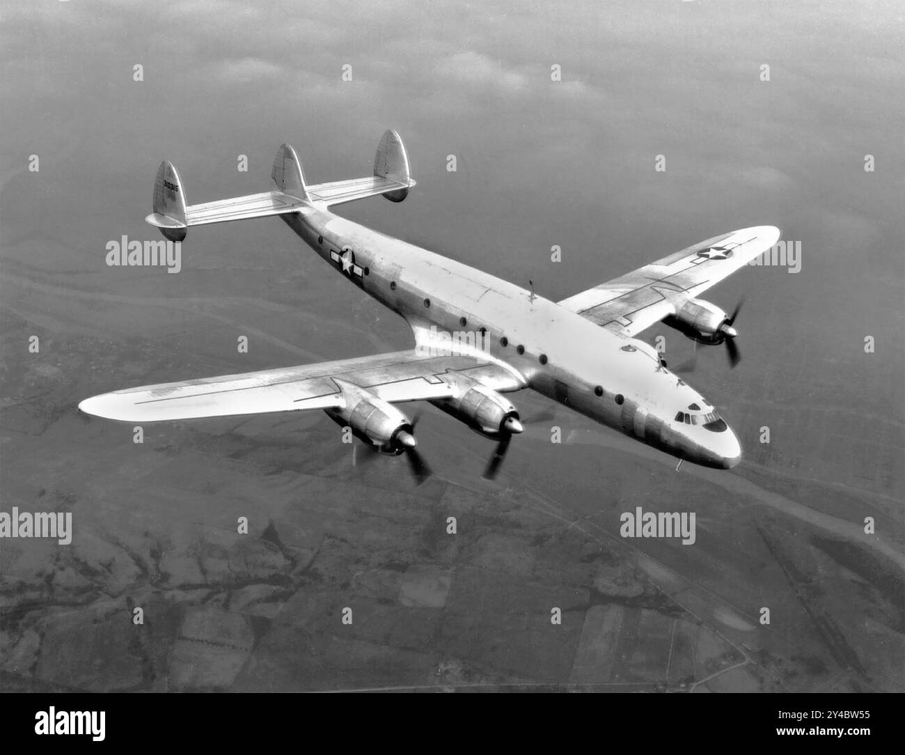 Lockheed Constellation. C-69 versione militare del Lockheed Constellation, prodotto nel 1945 Foto Stock